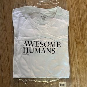 Long sleeve figs scrubs underscrub shirt. Awesome humans XS